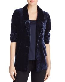 Velvet Blazer at Bloomingdales