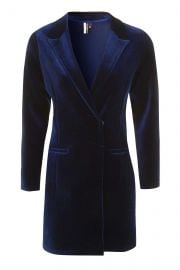 Velvet Blazer Dress at Topshop