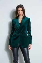 Velvet Blazer Elie Tahari at Elie Tahari