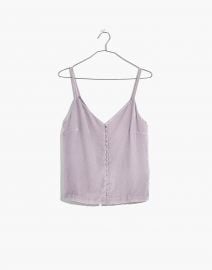 Velvet Button-Down Cami by Madewell at Madewell