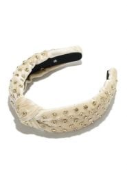 Velvet Crystal Headband by Lele Sadoughi at Singer 22