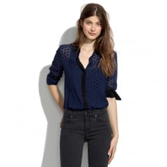 Velvet Dot Shirt at Madewell