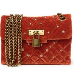 Velvet Mini Brixton Lock Bag by Kurt Geiger at Nordstrom Rack