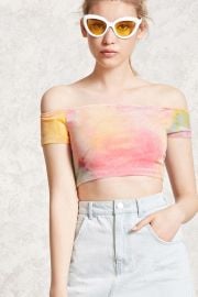 Velvet Off-the-Shoulder Top at Forever 21