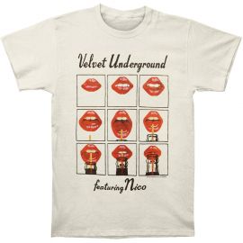 Velvet Underground - Featuring Nico Soft T-Shirt Vintage White at Amazon