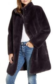 Velvet by Graham & Spencer Reversible Faux Shearling Coat at Nordstrom