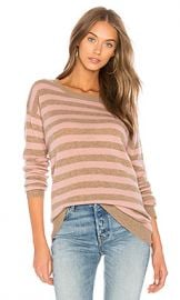 Velvet by Graham  amp  Spencer Cath Striped Sweater in Posey  amp  Camel from Revolve com at Revolve