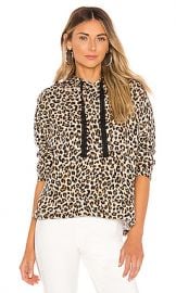 Velvet by Graham  amp  Spencer Kassidy Hoodie in Leopard from Revolve com at Revolve