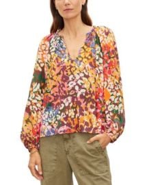 Velvet by Graham Spencer Dion Peasant Blouse Bloomingdales at Bloomingdales