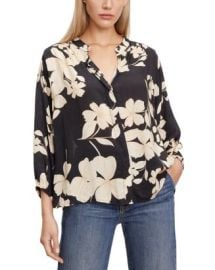 Velvet by Graham Spencer Floral Blouson Sleeve Blouse Bloomingdales at Bloomingdales