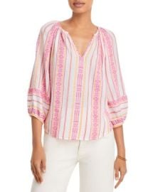 Velvet by Graham Spencer Louise Boho Top Bloomingdales at Bloomingdales