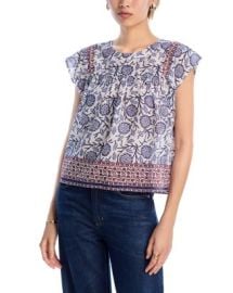 Velvet by Graham Spencer Selene Cap Sleeve Top Bloomingdales at Bloomingdales