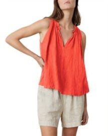 Velvet by Graham Spencer Zoey Linen Tank Top Bloomingdales at Bloomingdales