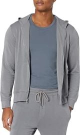 Velvet by Graham amp Spencer Men39s Rodan Zip Up Fleece Hoodie Haze at Mens Clothing store at Amazon