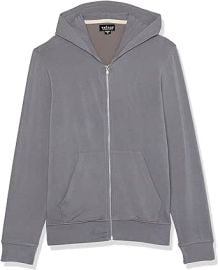 Velvet by Graham amp Spencer Men39s Rodan Zip Up Fleece Hoodie Haze at Mens Clothing store at Amazon