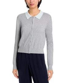 Velvet by Graham amp Spencer Riven Collared Cardigan Bloomingdalex27s Women at Bloomingdales
