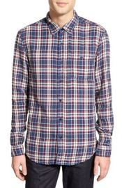 Velvet by Graham and Spencer Abel Trim Fit Long Sleeve Plaid Sport Shirt at Nordstrom