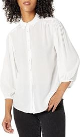 Velvet by Graham and Spencer Patricia Rayon Challis Blouse at Amazon