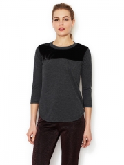 Velvet yoke top by Rebecca Taylor at Gilt