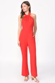 Vena Crepe Halter Jumpsuit  Adeyln Rae  at Adelyn Rae