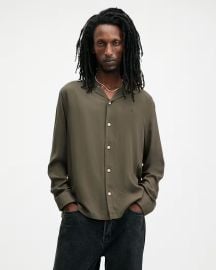 Venice Revere Collar Ramskull Shirt at All Saints