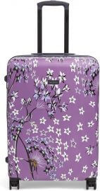 Vera Bradley womens Luggage Vera Bradley Women s Hardside Large Spinner Rolling Suitcase Lavender Dandelion One Size  Lavender Dandelion  26 Check In US at Amazon