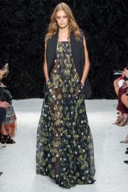 Vera Wang Floral Maxi Dress at Vogue