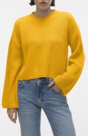 Vero Moda Sayla Rib Crop Sweater at Nordstrom