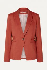 Veronica Beard - Baltazar Dickey linen-blend blazer at Net A Porter