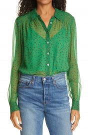 Veronica Beard   Dazed Silk Chiffon Shirt   Nordstrom Rack at Nordstrom Rack