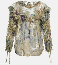 Veronica Beard - Howell silk blouse at Mytheresa