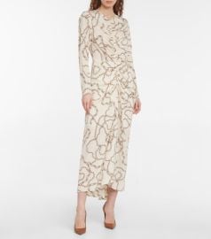 Veronica Beard - Kersey silk-blend midi dress at Mytheresa