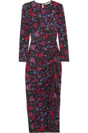 Veronica Beard - Selena floral-print stretch-silk midi dress at Net A Porter