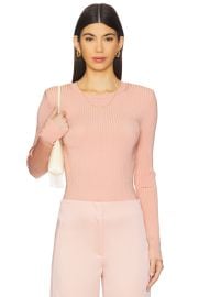 Veronica Beard Acara Pullover In Pink Clay at Revolve