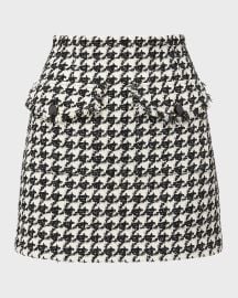 Veronica Beard Adriel Printed Mini Skirt at Neiman Marcus