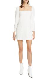 Veronica Beard Alona Long Sleeve Tweed Minidress at Nordstrom