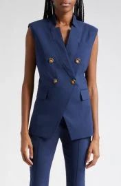 Veronica Beard Amika Double Breasted Vest at Nordstrom