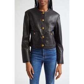 Veronica Beard Andrea Leather Jacket at Nordstrom