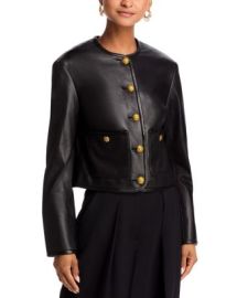 Veronica Beard Andrea Leather Jacket Bloomingdales at Bloomingdales