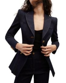 Veronica Beard Anoki Dickey Denim Blazer Bloomingdales at Bloomingdales