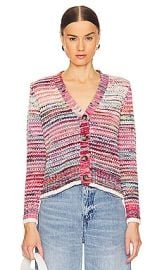 Veronica Beard Ansonia Cardigan In Pink Multi at Revolve