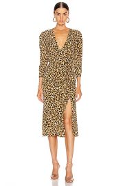 Veronica Beard Arielle Dress in Leopard   FWRD at Forward