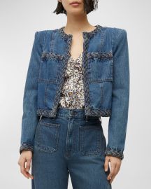 Veronica Beard Arrowe Denim Jacket at Neiman Marcus