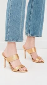 Veronica Beard Asha Mignon Sandals in Gold at Shopbop