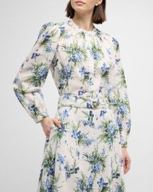 Veronica Beard Ashlynn Floral Top at Neiman Marcus