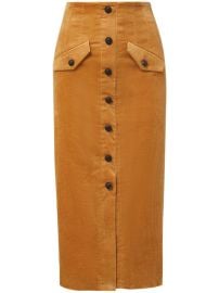 Veronica Beard Barrie Corduroy Pencil Skirt - at Farfetch