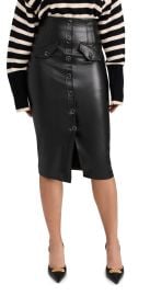 Veronica Beard Barrie Faux Leather Skirt at Shopbop