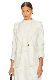 Veronica Beard Battista Pinstripe Dickey Jacket at Revolve