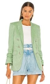 Veronica Beard Beacon Dickey Jacket in Green at Revolve