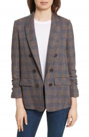 Veronica Beard Beacon Plaid Faux Double Breasted Blazer at Nordstrom